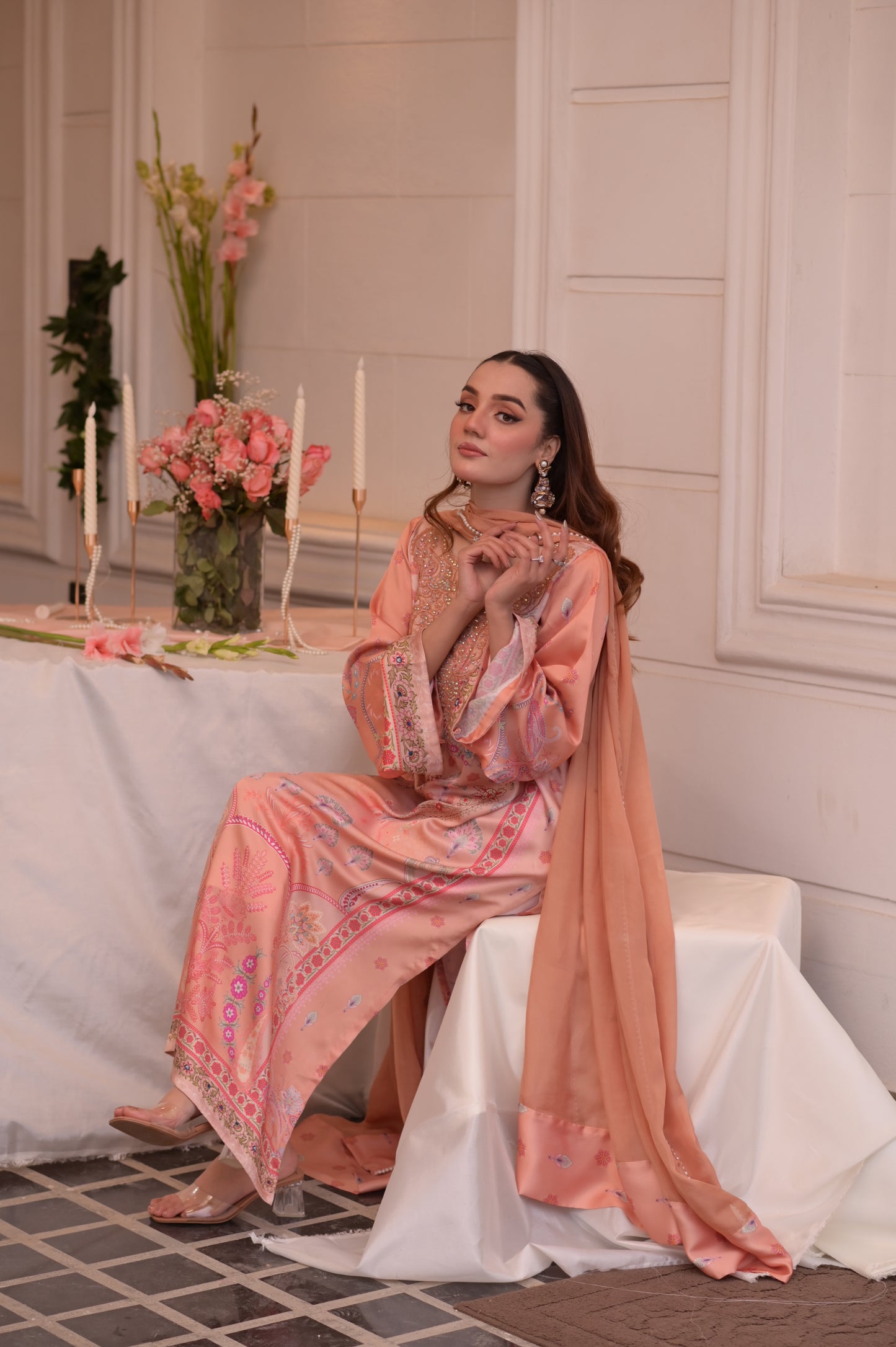 Peach pink 2 Piece - FY504