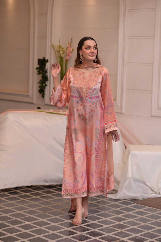 Peach pink 2 Piece - FY504